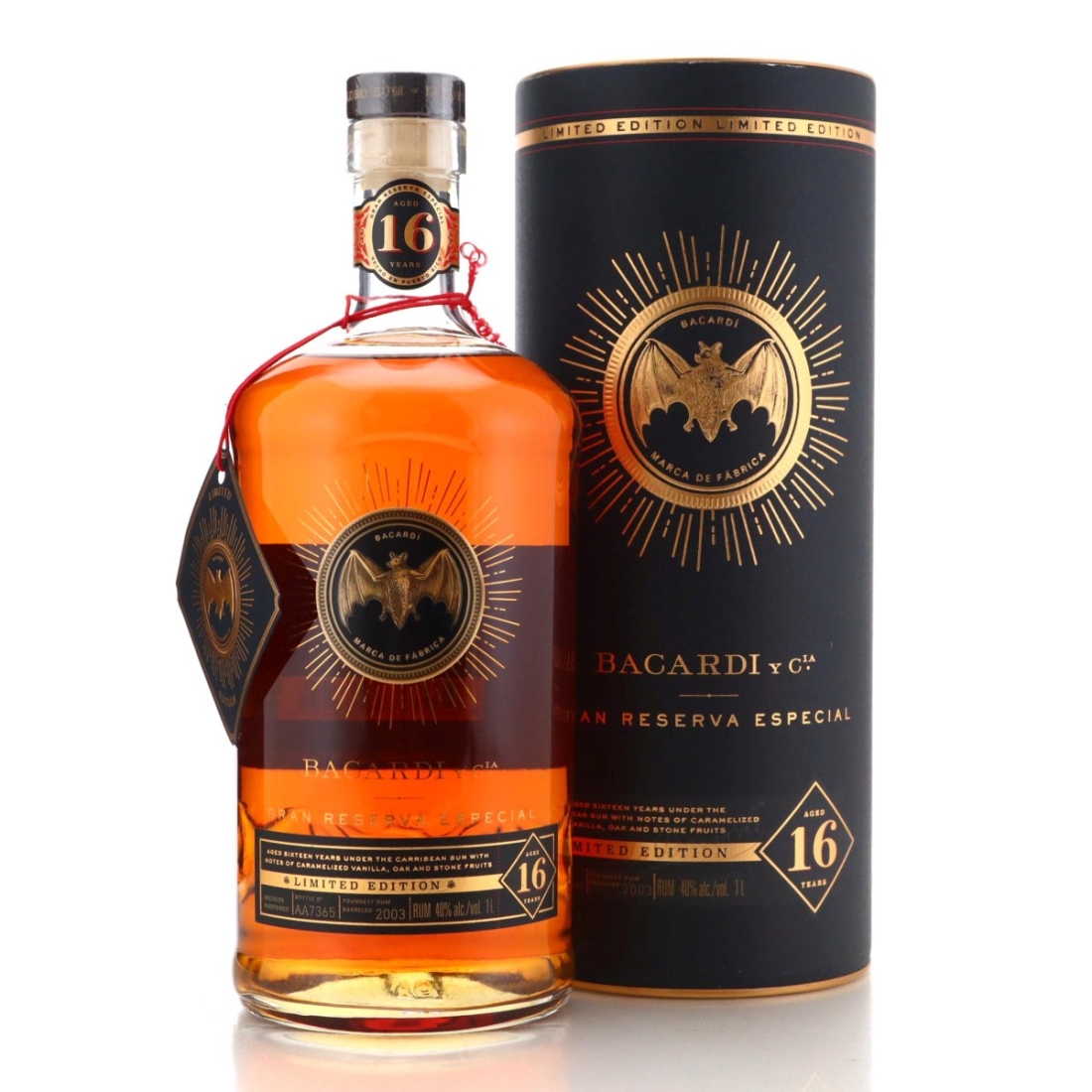 Image for Bacardi 2003 Gran Reserva Especial 16 Year Old Litre
