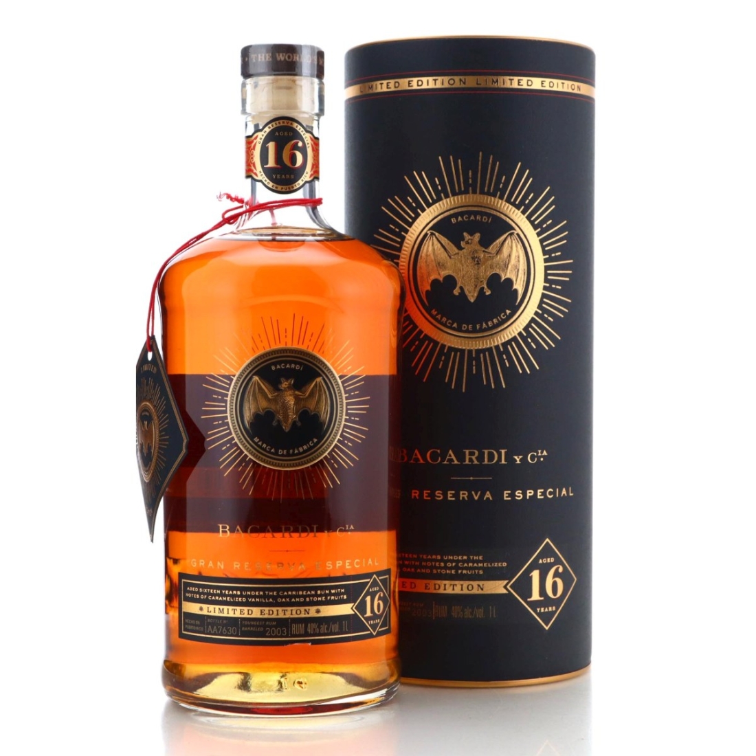 Image for Bacardi 2003 Gran Reserva Especial 16 Year Old Litre