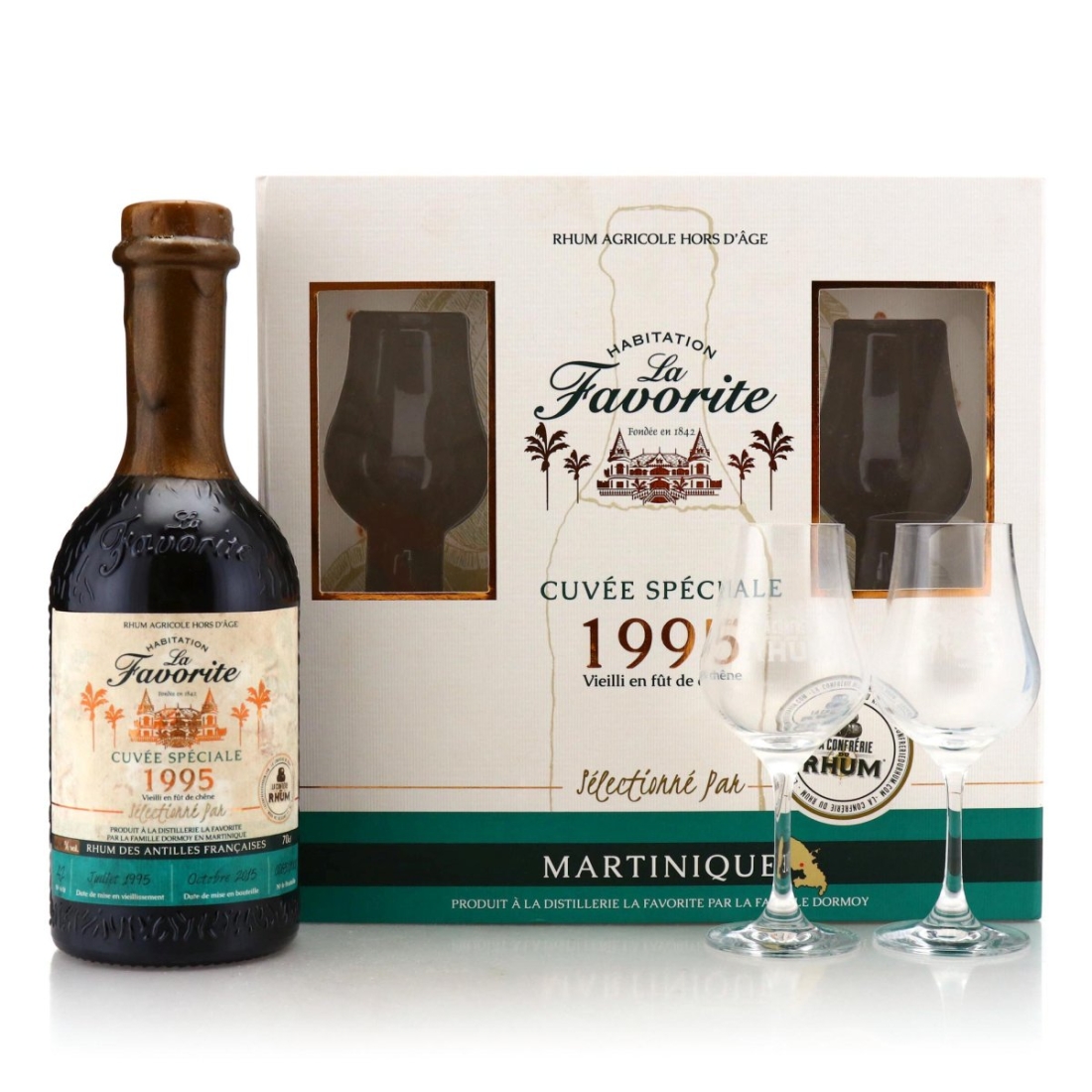 Image for La Favorite 1995 Cuvee Speciale Gift Pack / La Confrerie du Rhum
