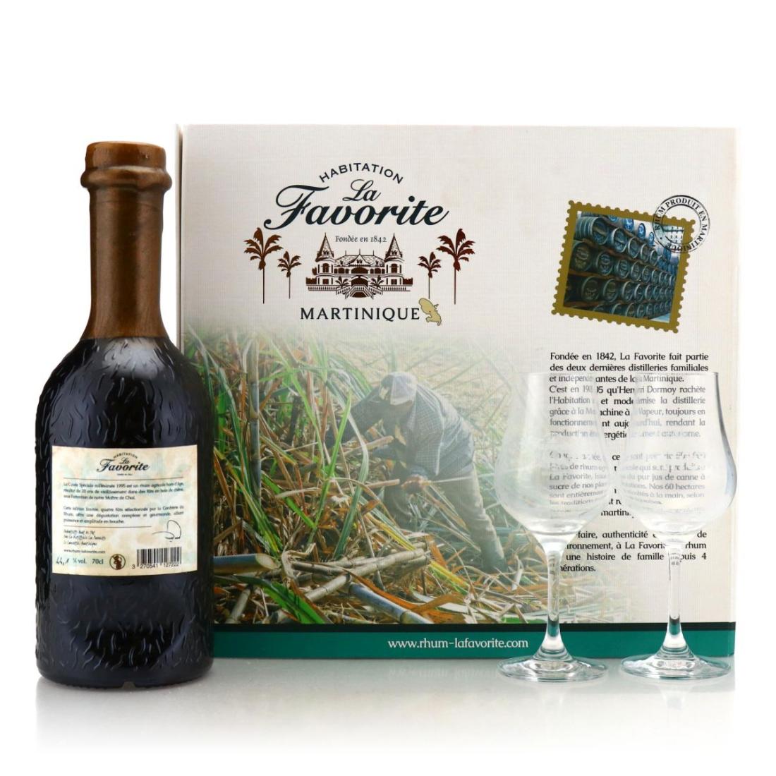 Image for La Favorite 1995 Cuvee Speciale Gift Pack / La Confrerie du Rhum