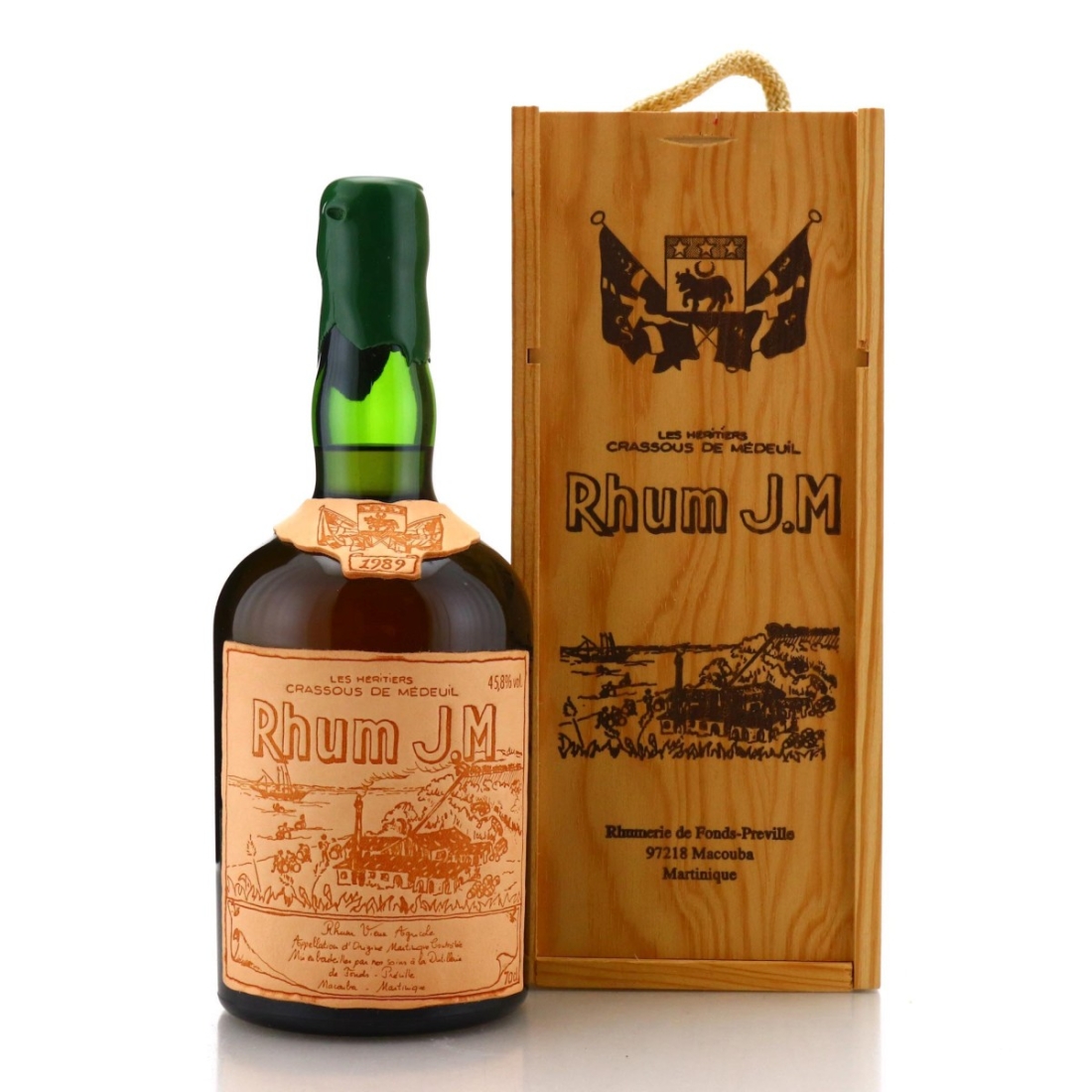 Image for Rhum J.M 1989 15 Year Old Rhum Vieux