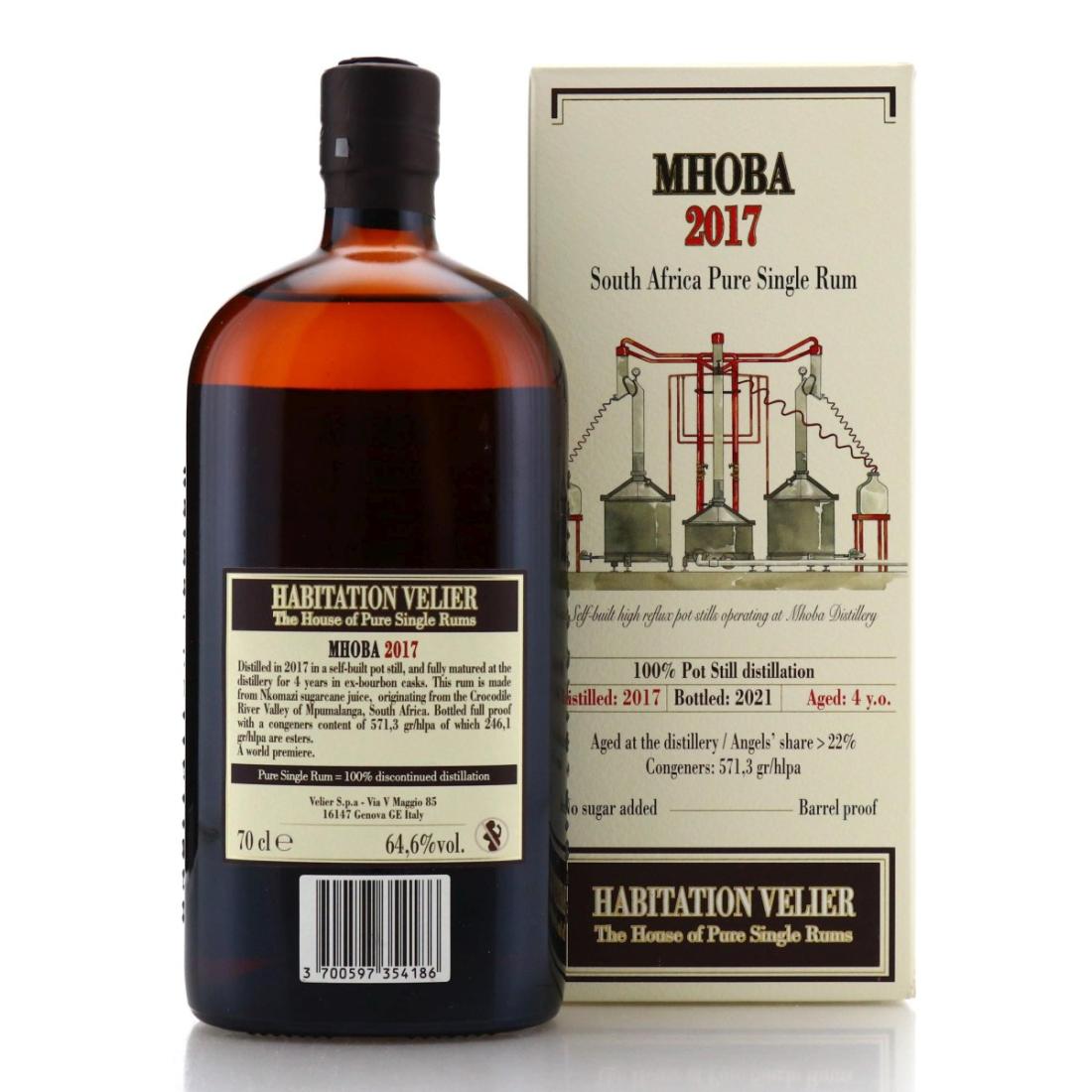 Image for Mhoba 2017 Habitation Velier 4 Year Old