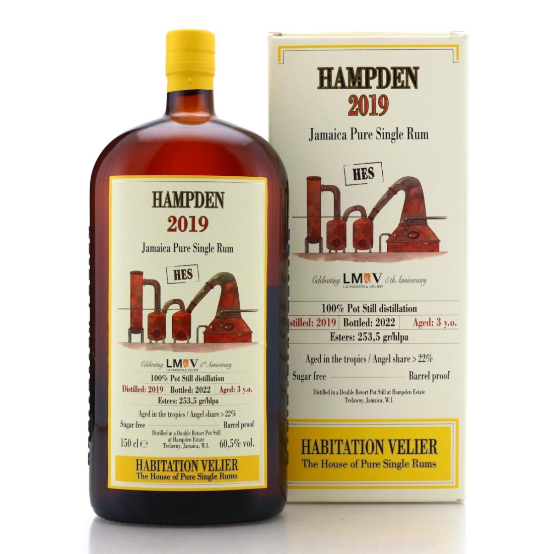 Image for Hampden HES 2019 Habitation Velier 3 Year Old Magnum