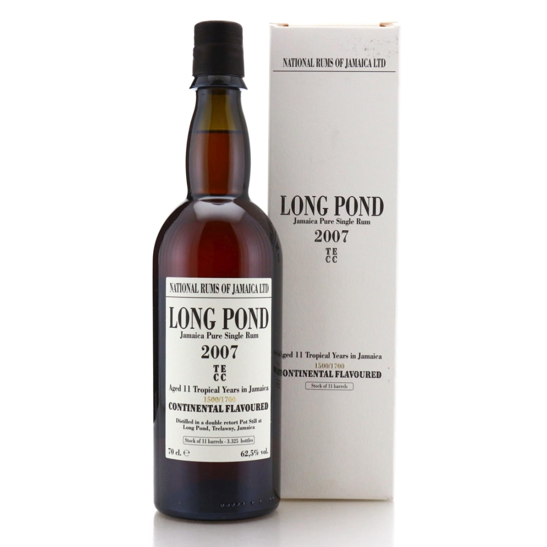 Image for Long Pond TECC 2007 Continental Flavoured 11 Year Old