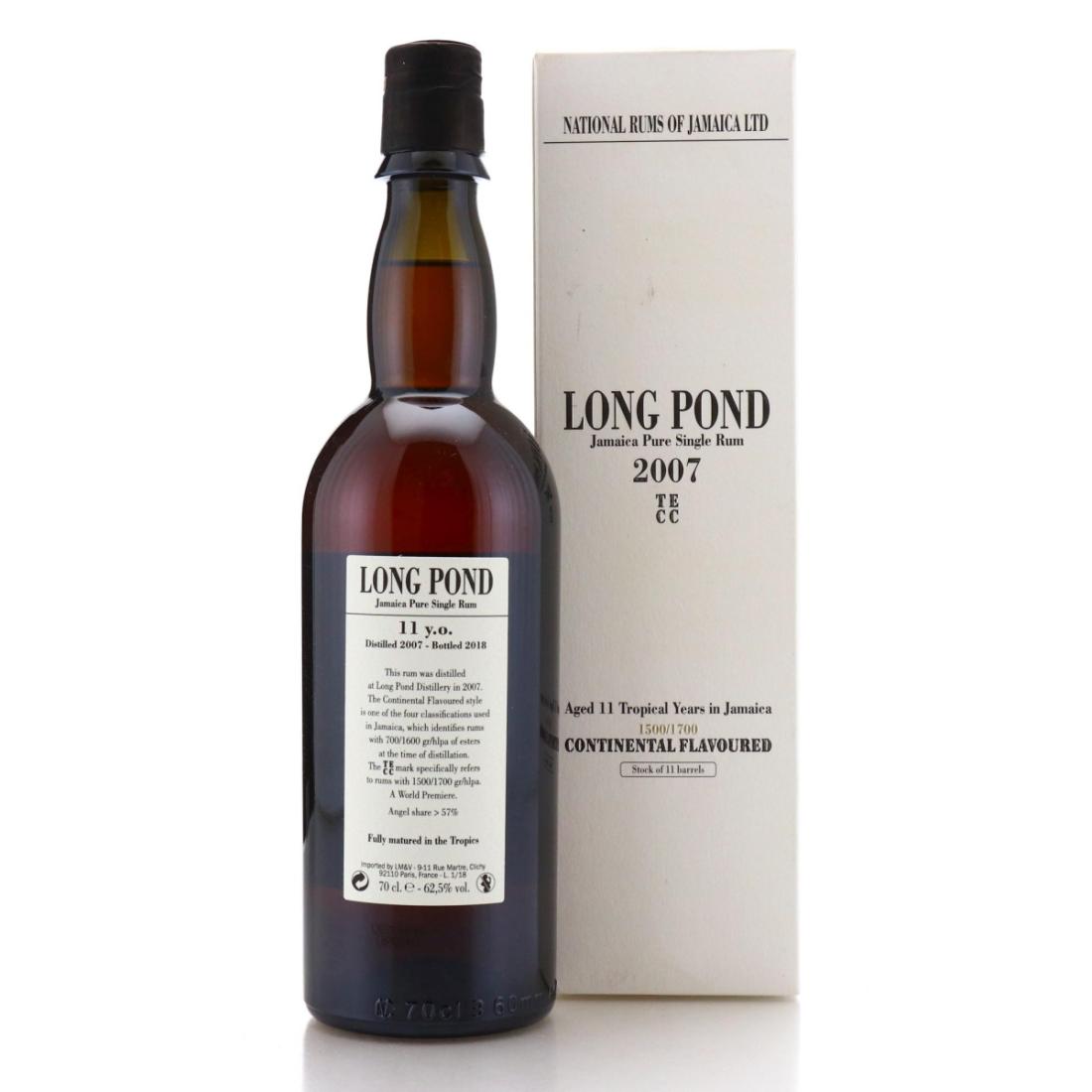 Image for Long Pond TECC 2007 Continental Flavoured 11 Year Old