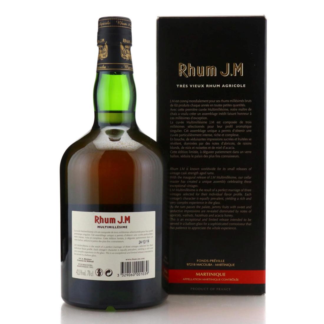 Image for Rhum J.M Multimillesime