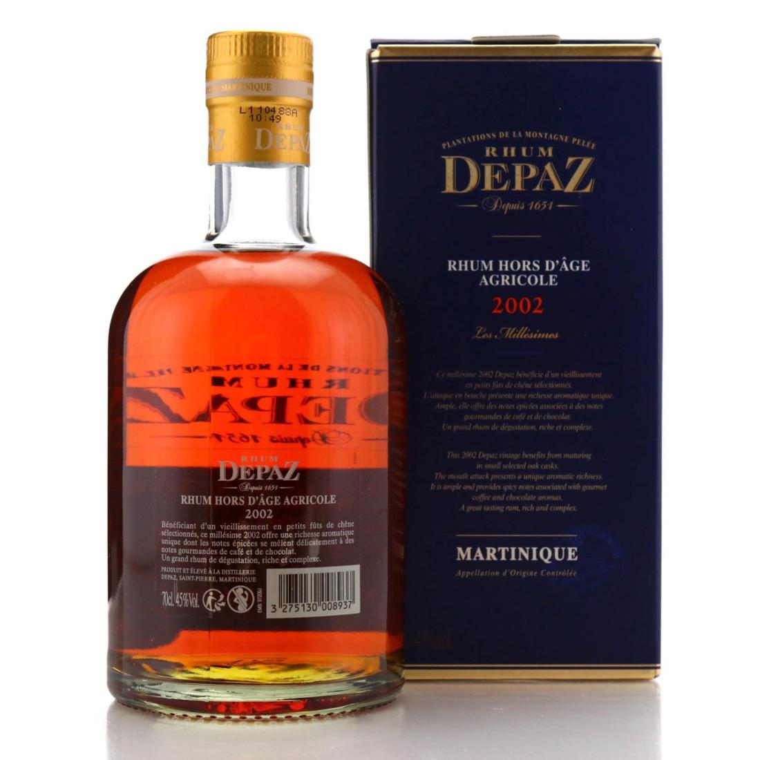 Image for Depaz 2002 Hors d'Age 