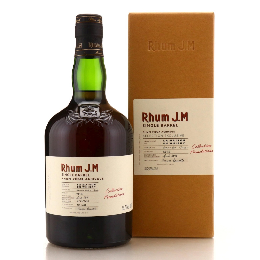 Image for Rhum J.M 2016 Single Barrel