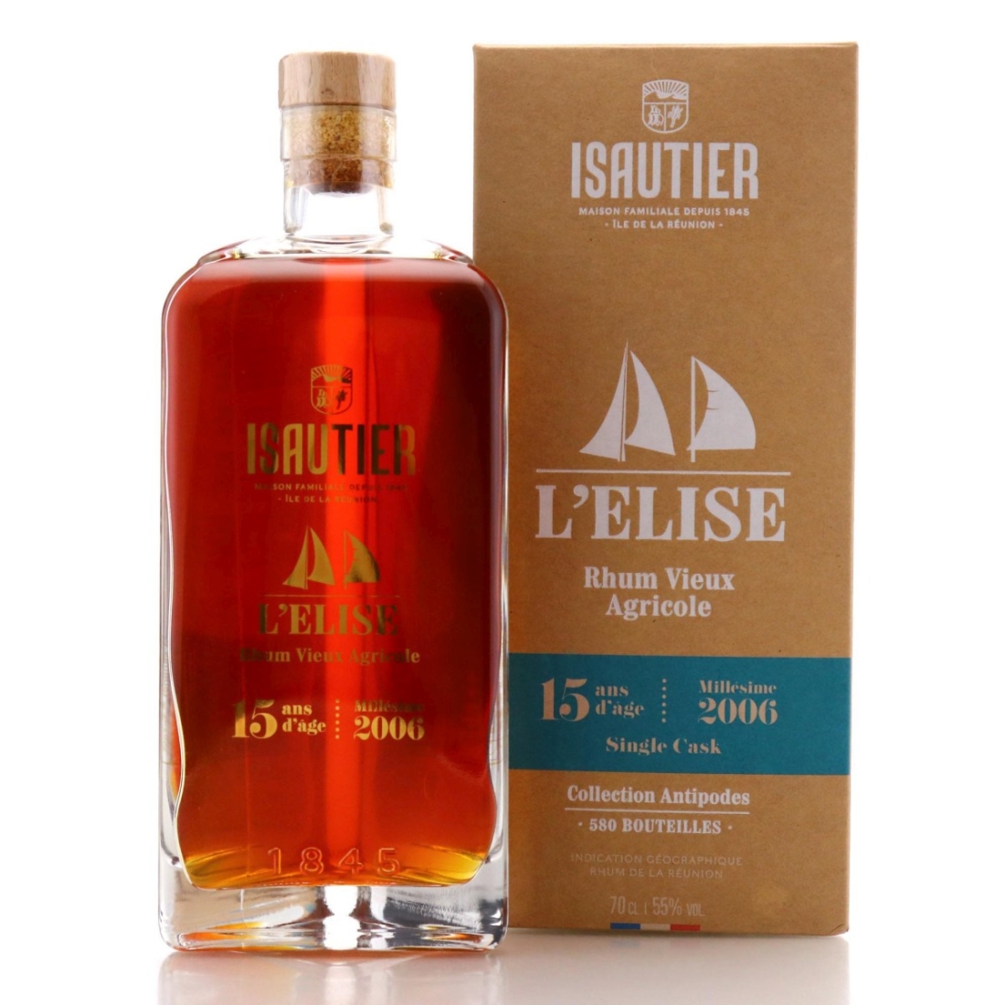 Image for Isautier 2006 L'Elise 15 Year Old Rhum Vieux Agricole