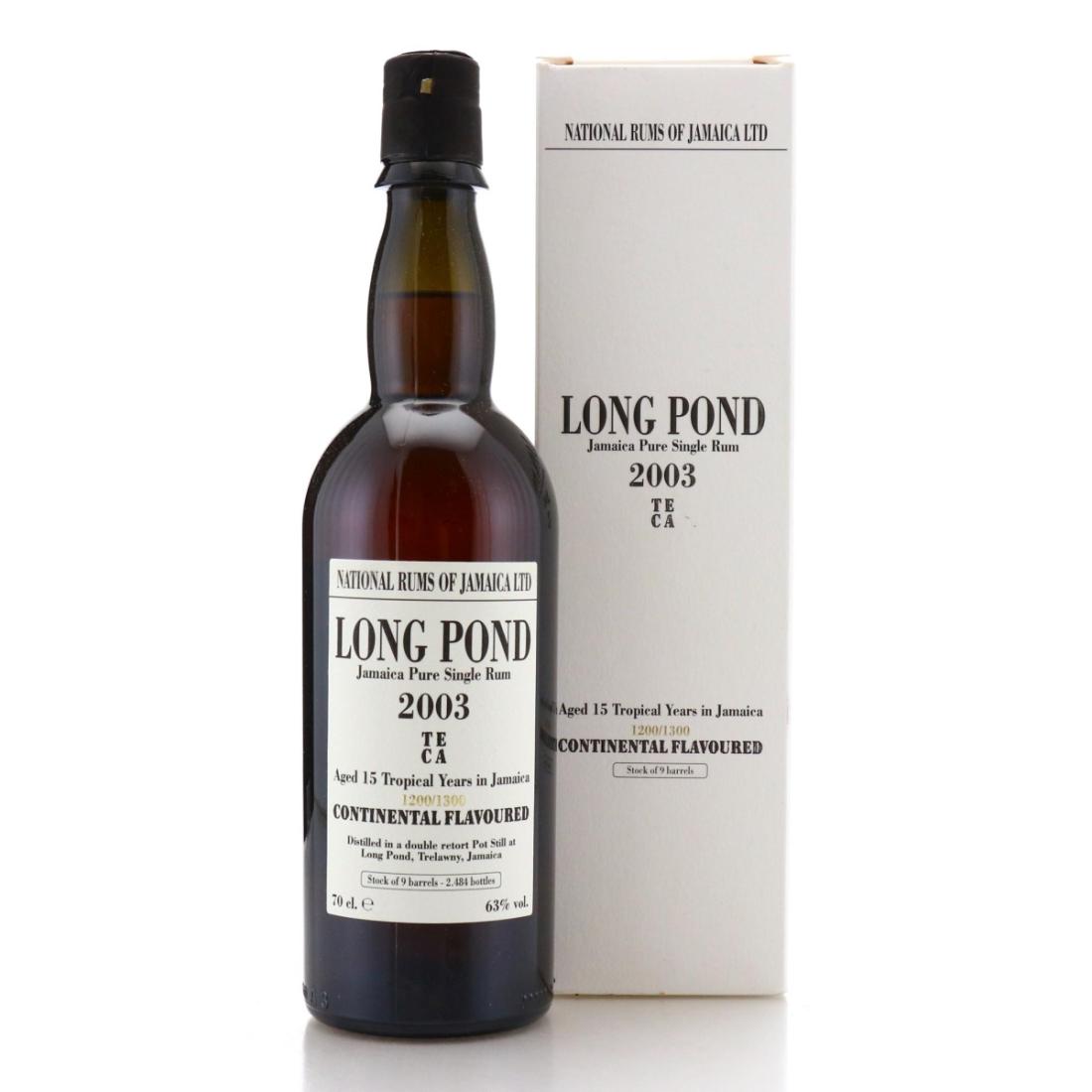 Image for Long Pond TECA 2003 Continental Flavoured 15 Year Old