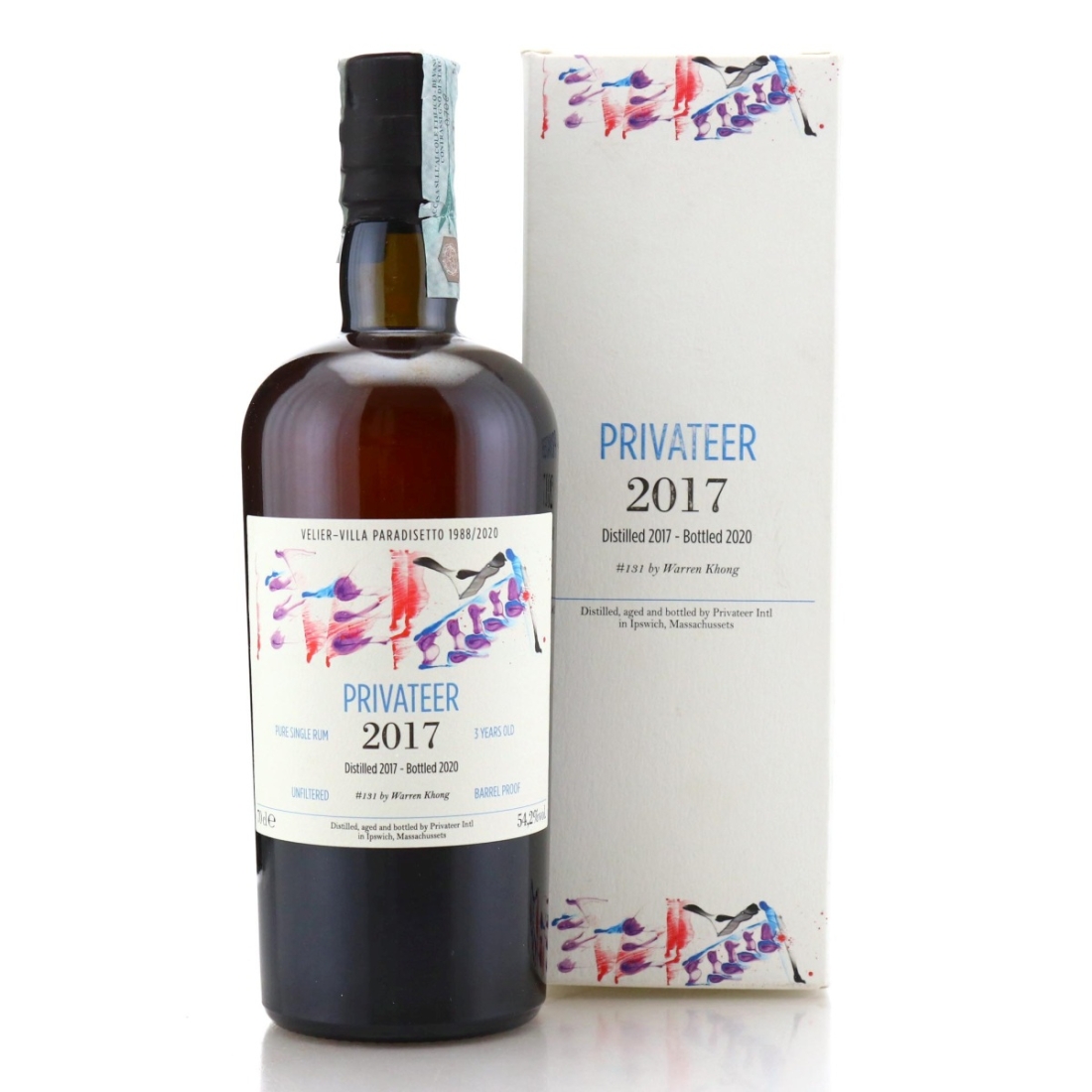 Image for Privateer 2017 Velier 3 Year Old / Warren Khong Villa Paradisetto