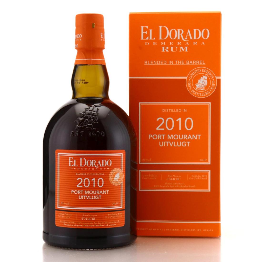 Image for Port Mourant & Uitvlugt <PM>ICBU 2010 El Dorado Blended in the Barrel