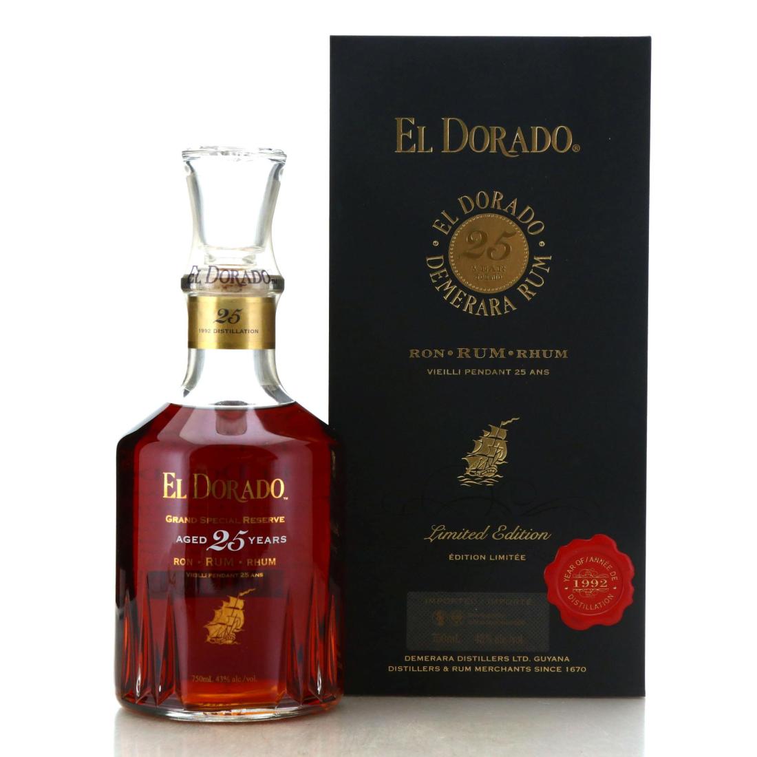 Image for El Dorado 1992 25 Year Old Exquisite Reserve