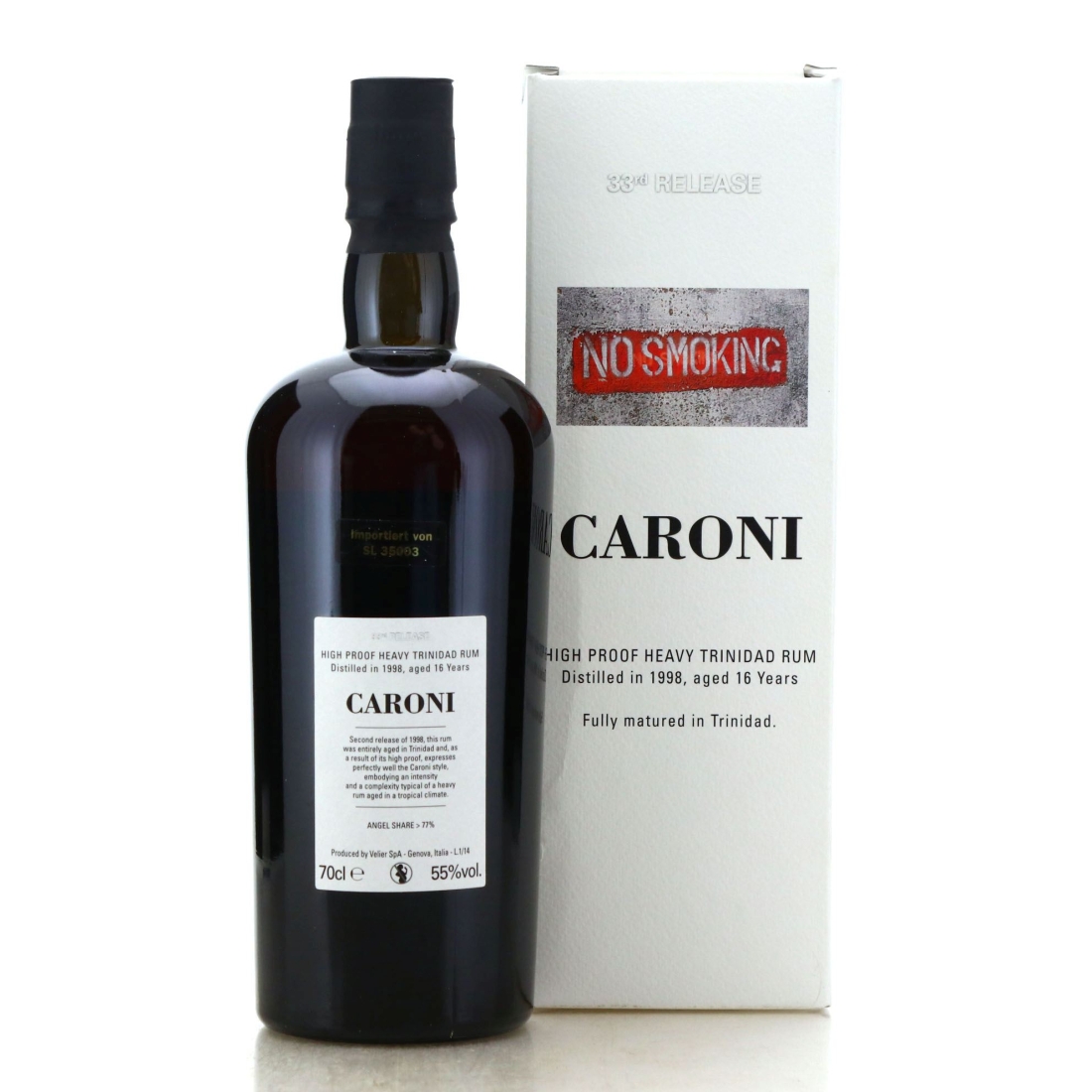 Image for Caroni 1998 High Proof 16 Year Old Heavy