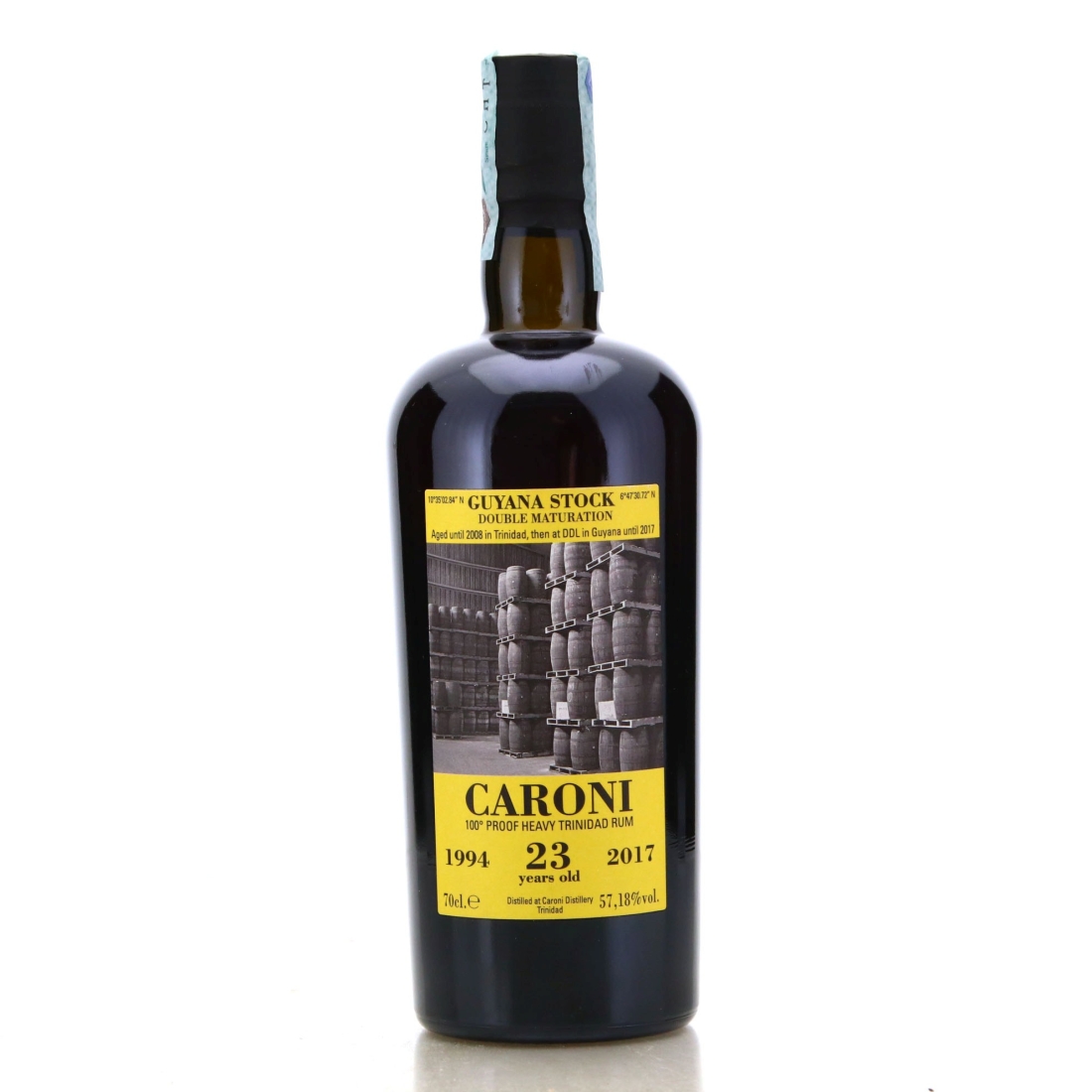 Image for Caroni 1994 100° Proof 23 Year Old Heavy - Guyana Stock