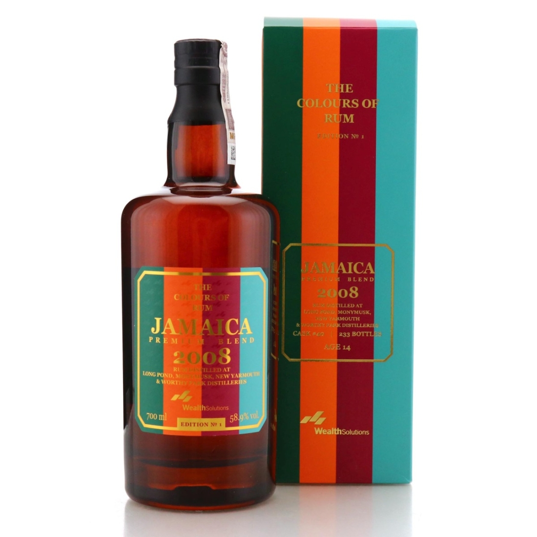 Image for Jamaica 2008 Colours of Rum Edition #1 14 Year Old