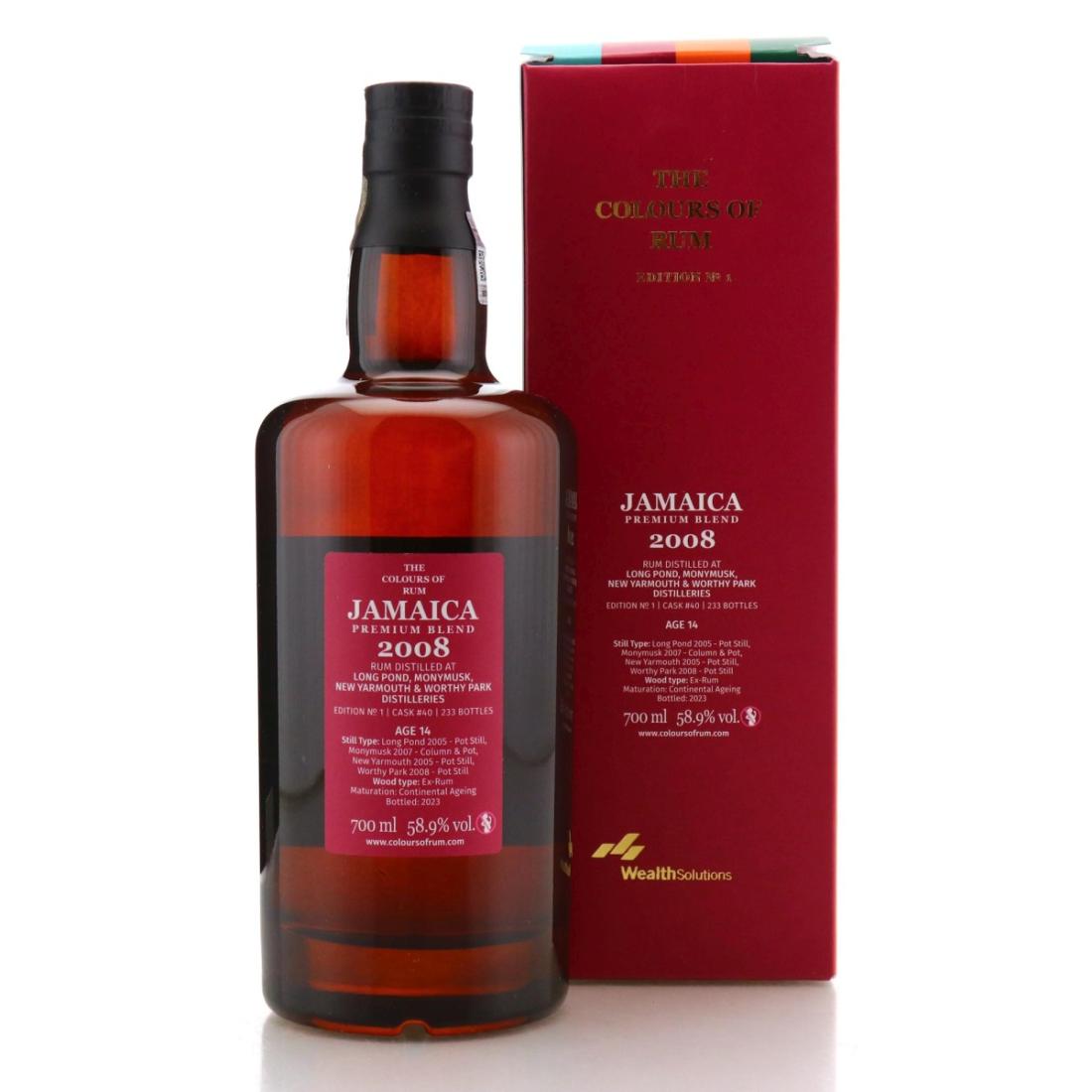 Image for Jamaica 2008 Colours of Rum Edition #1 14 Year Old