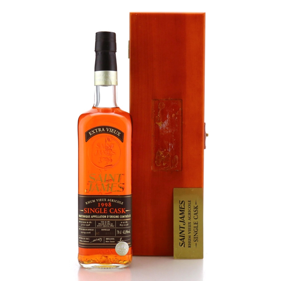 Image for Saint James 1998 Single Cask Rhum Vieux
