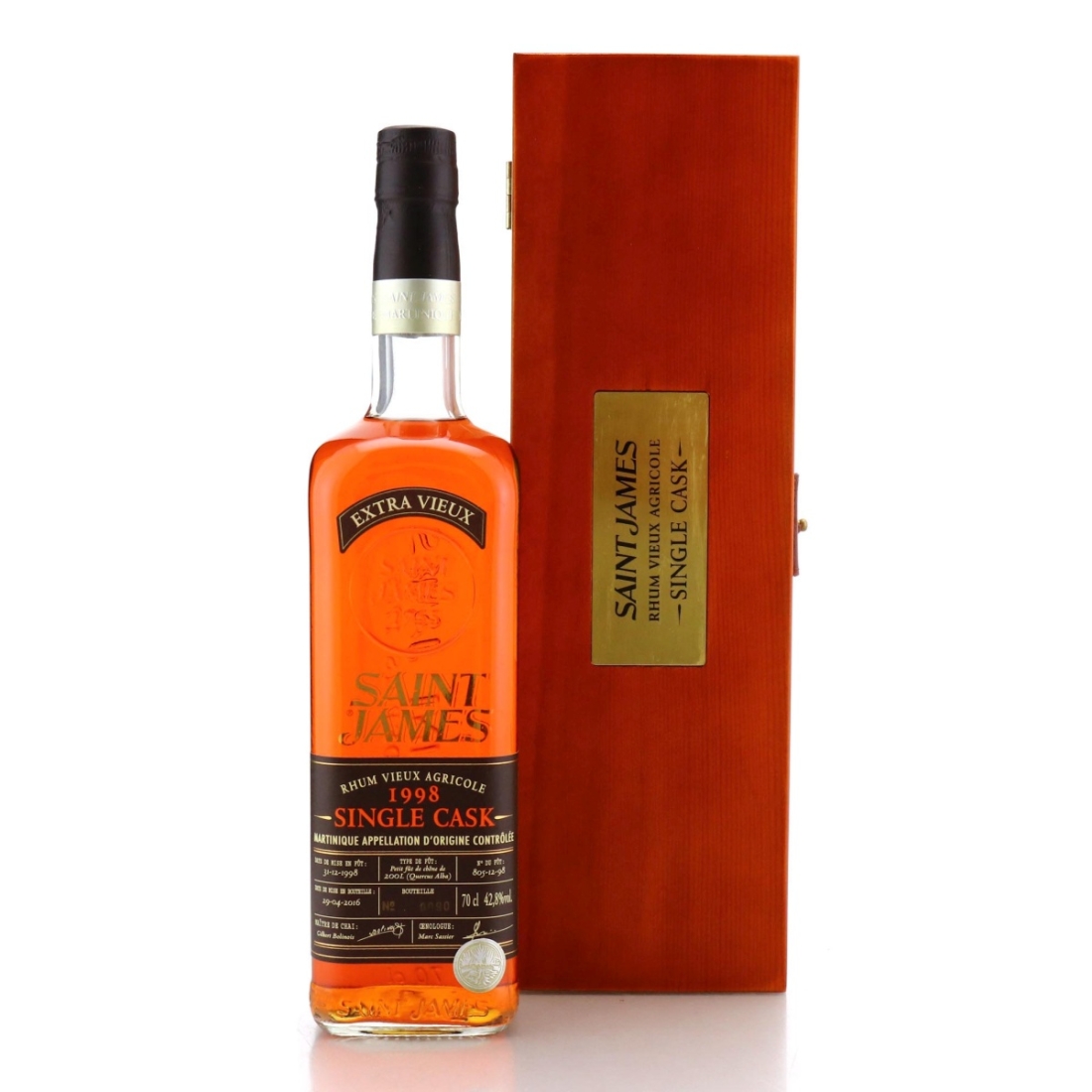 Image for Saint James 1998 Single Cask Rhum Vieux