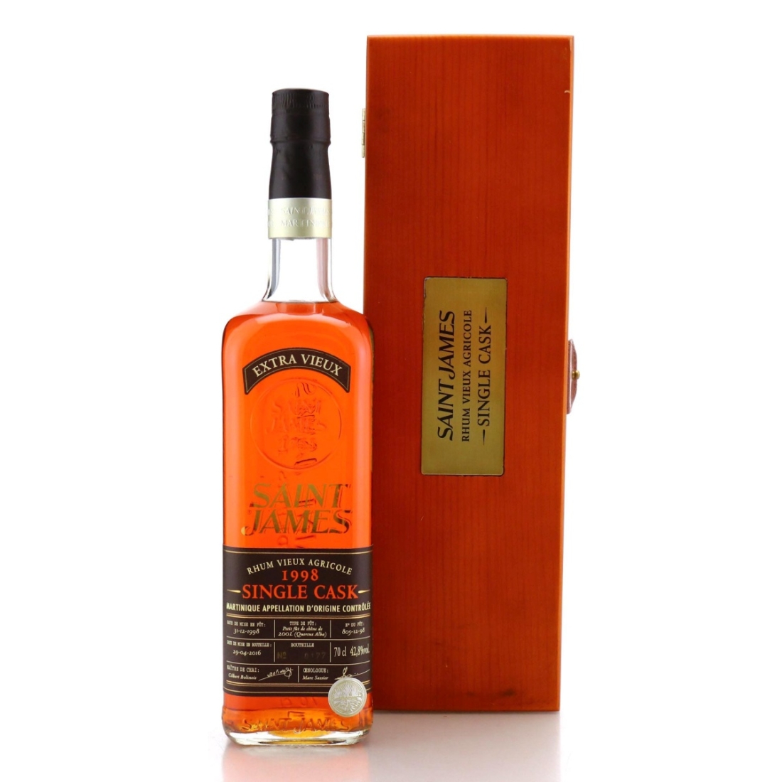Image for Saint James 1998 Single Cask Rhum Vieux