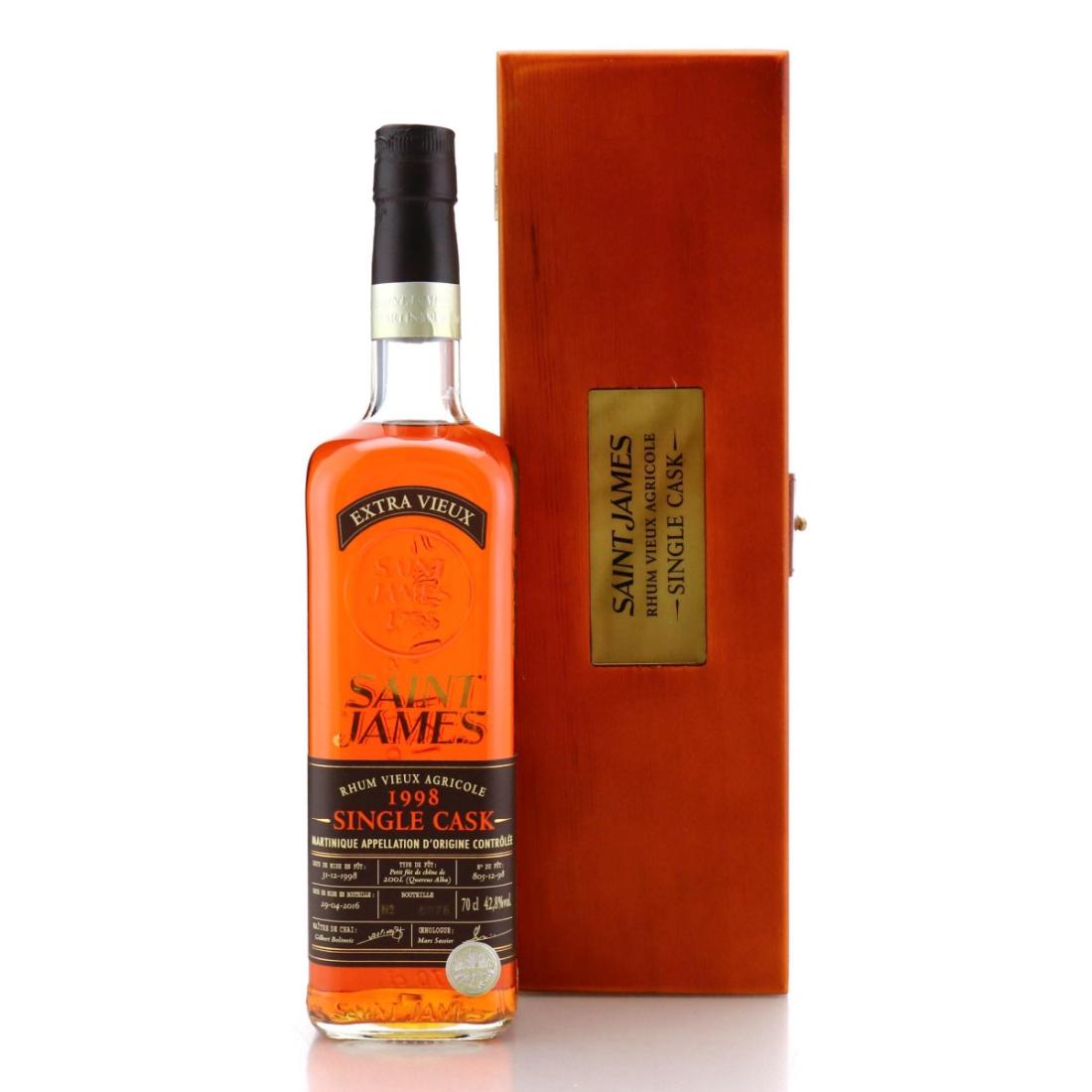 Image for Saint James 1998 Single Cask Rhum Vieux