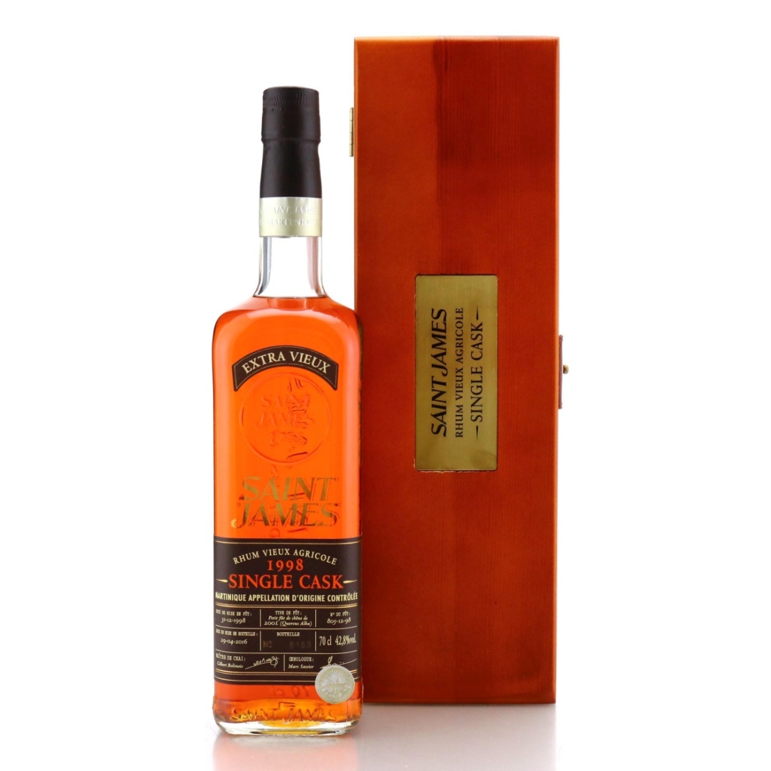 Image for Saint James 1998 Single Cask Rhum Vieux