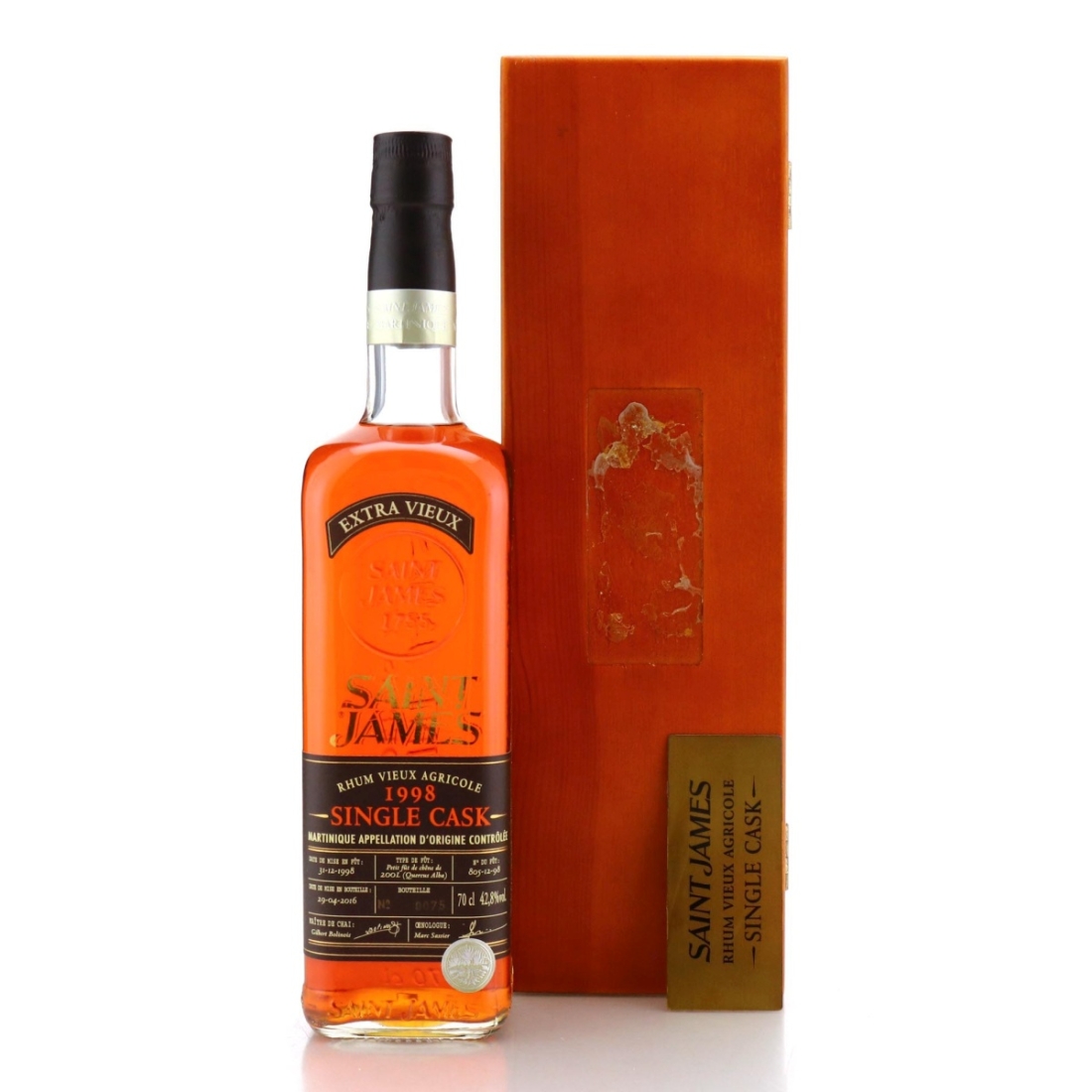 Image for Saint James 1998 Single Cask Rhum Vieux