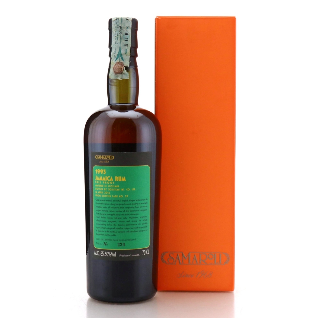 Image for Jamaica Rum 1993 Samaroli Full Proof 