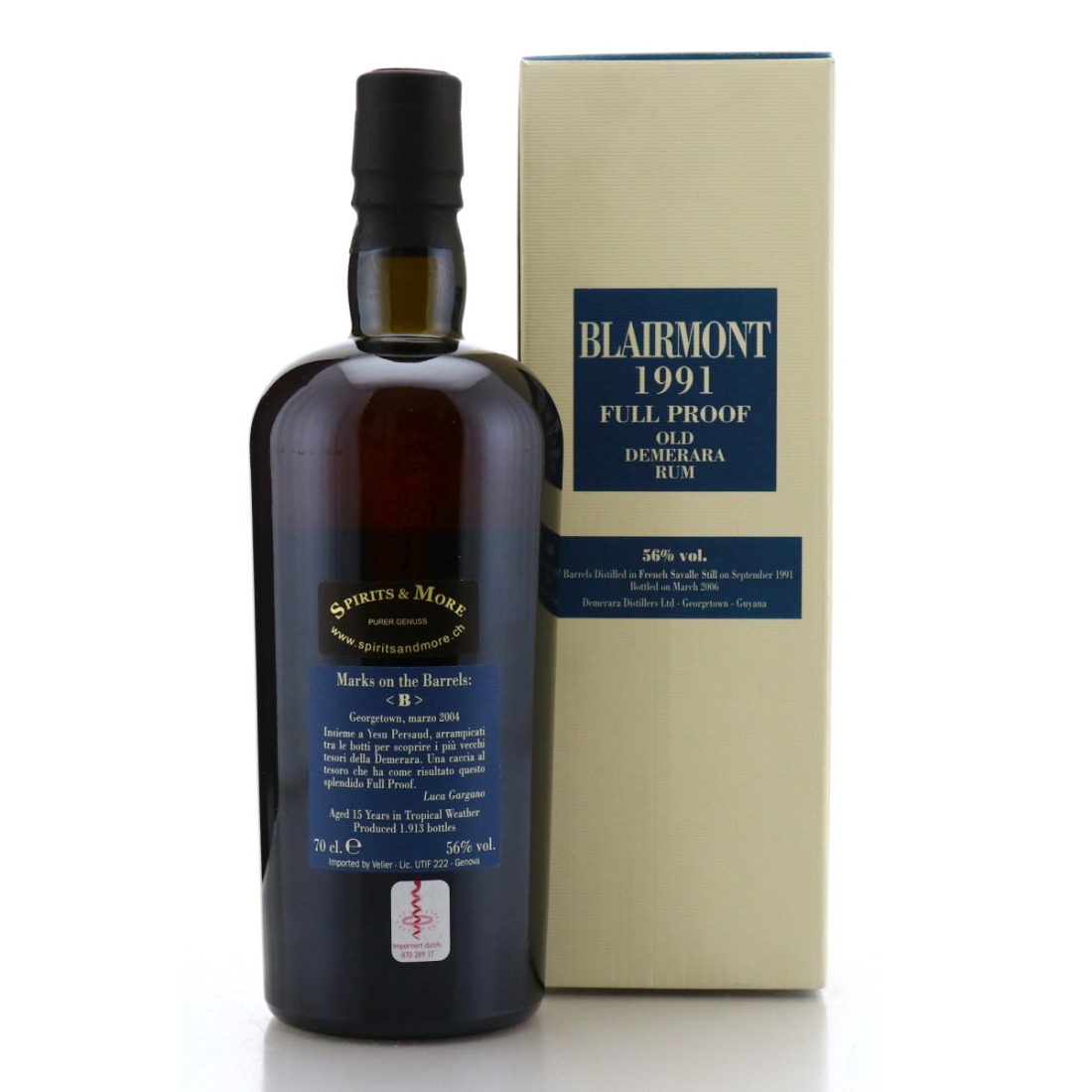 Image for Blairmont <B> 1991 Full Proof 15 Year Old