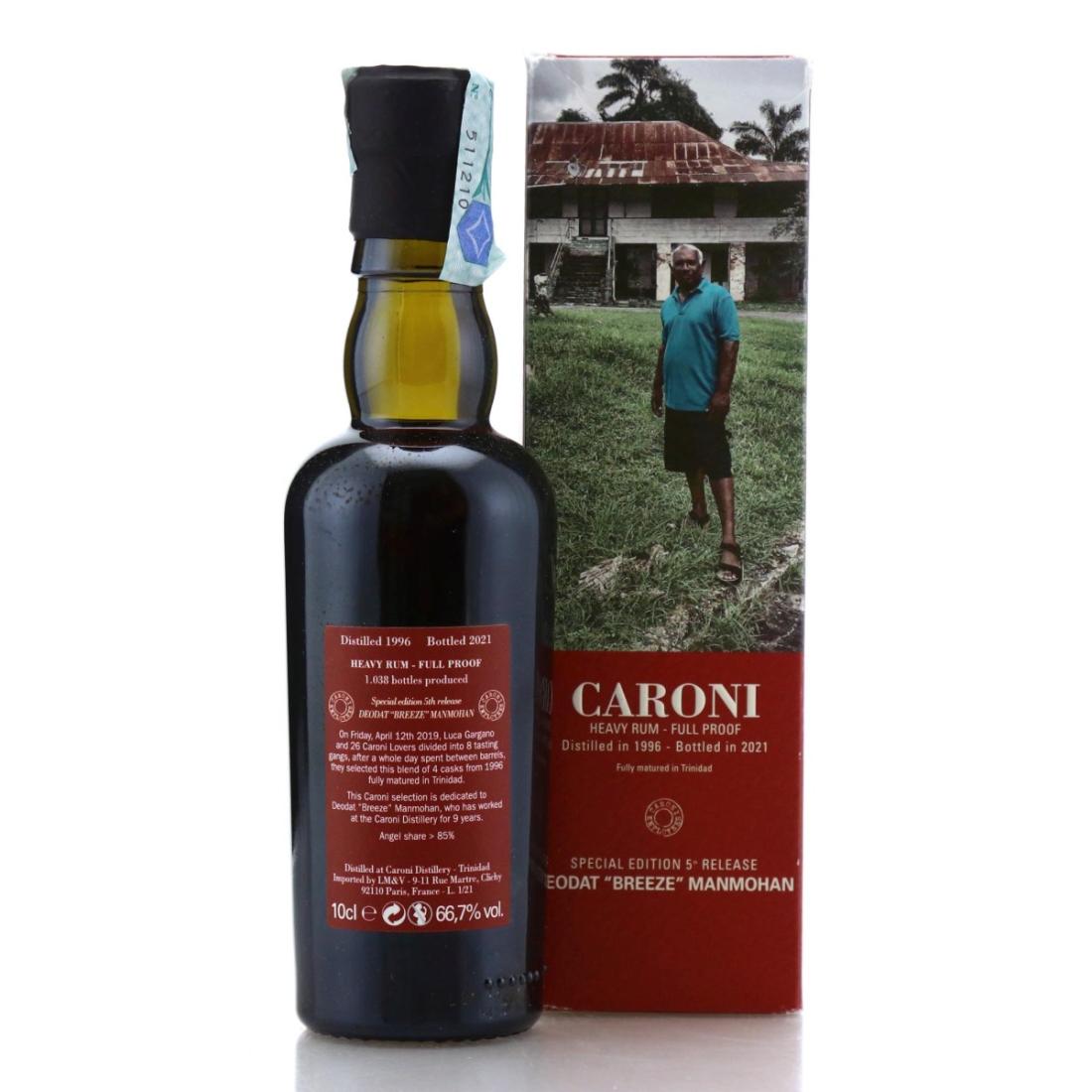 Image for Caroni 1996 Full Proof Heavy - Deodat "Breeze" Manmohan