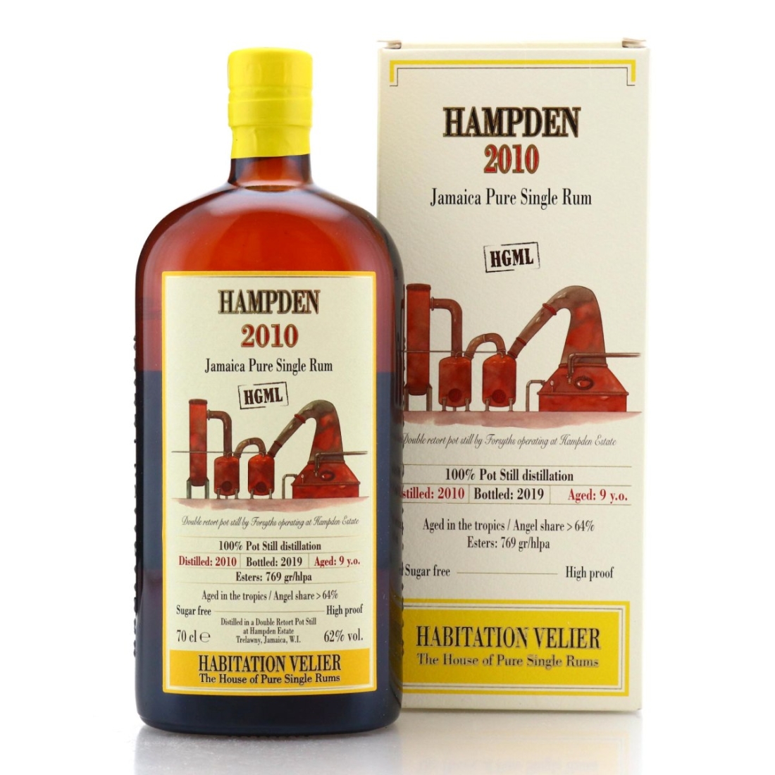 Image for Hampden HGML 2010 Habitation Velier 9 Year Old