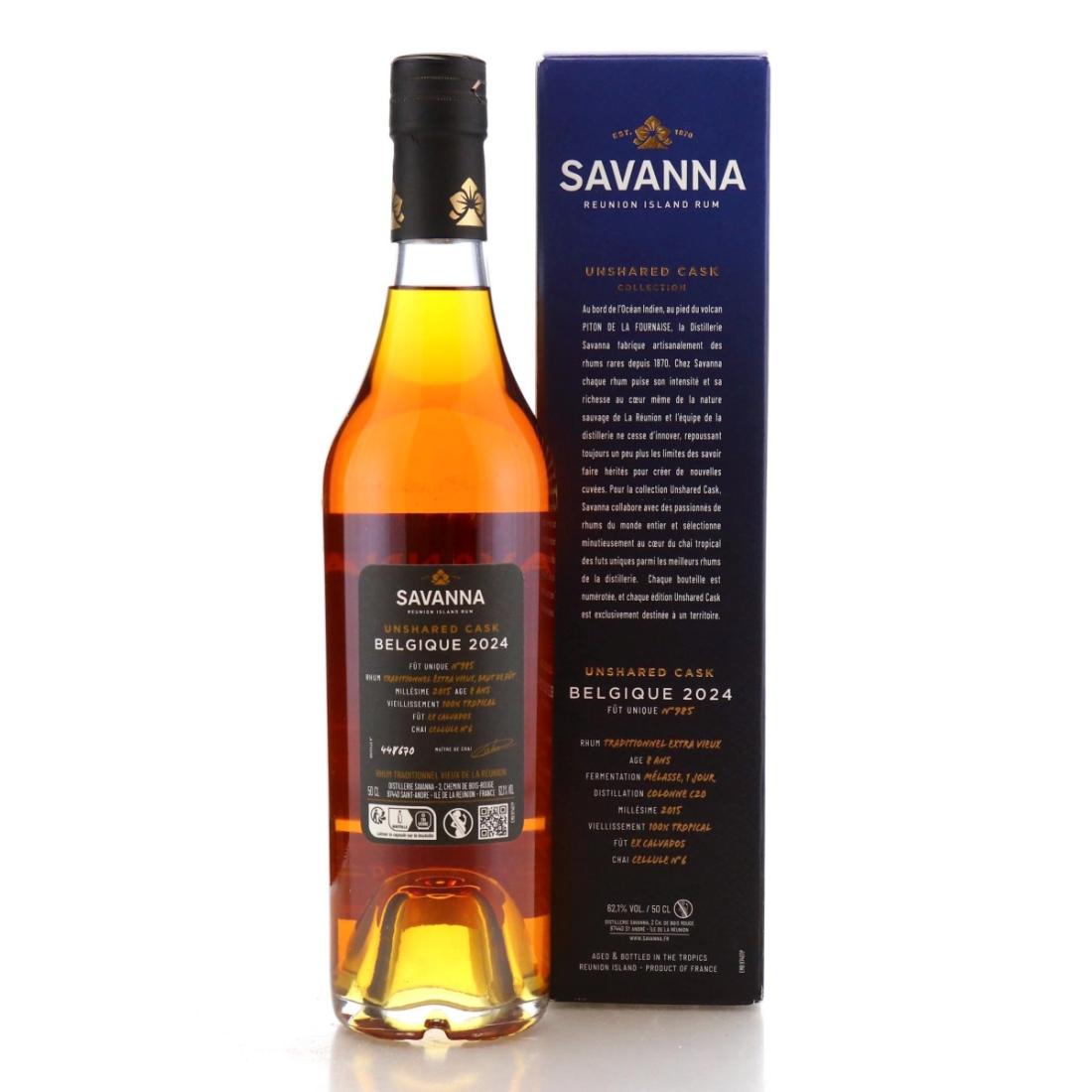 Image for Savanna Traditionnel 2015 Single Cask 8 Year Old #985 50cl - Belgium 2024