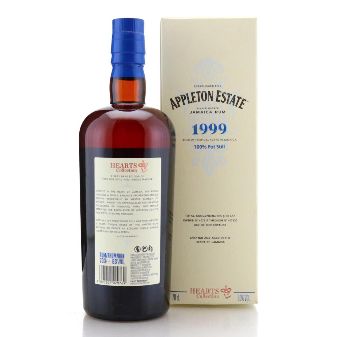 Image for Appleton Estate 1999 Hearts Collection 21 Year Old