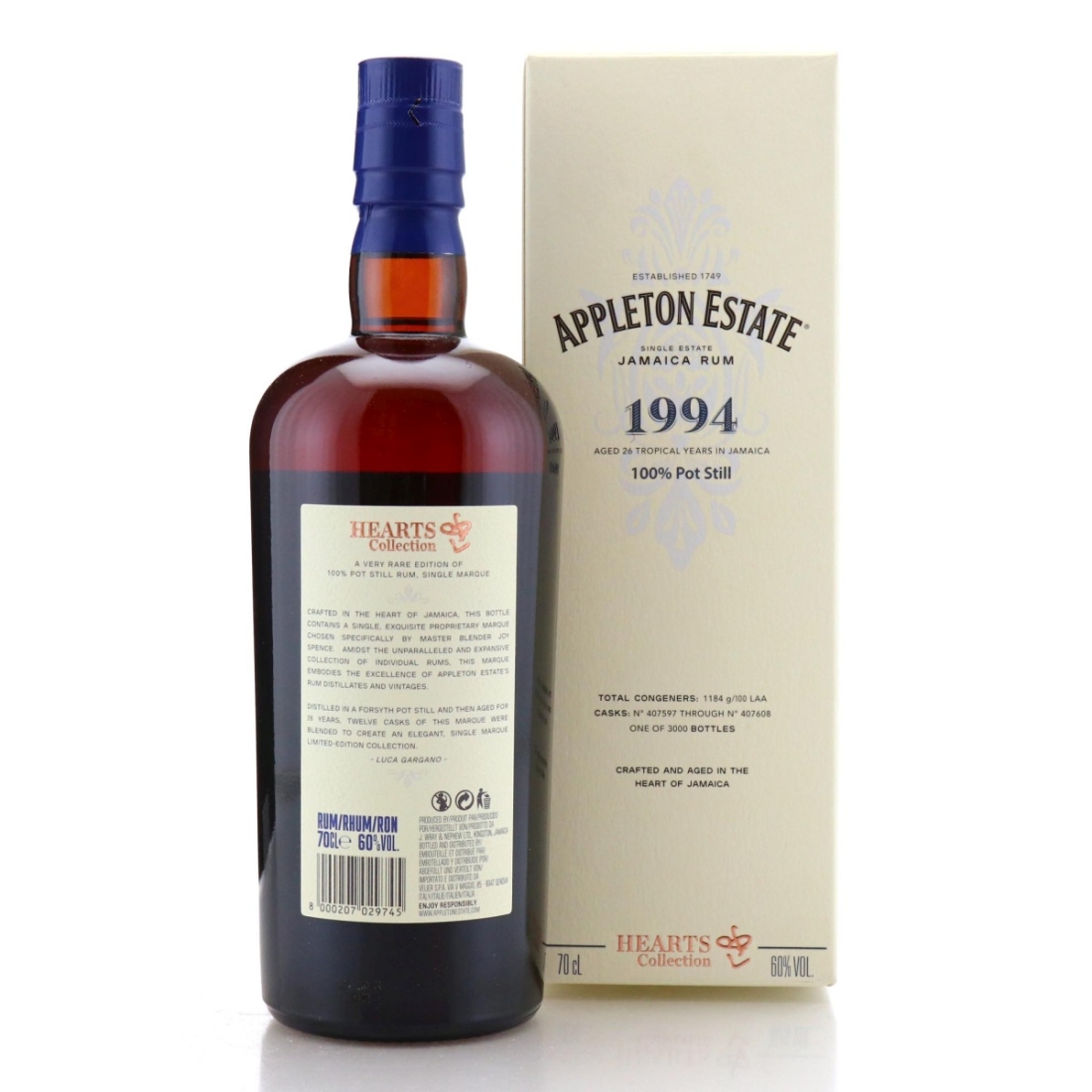 Image for Appleton Estate 1994 Hearts Collection 26 Year Old