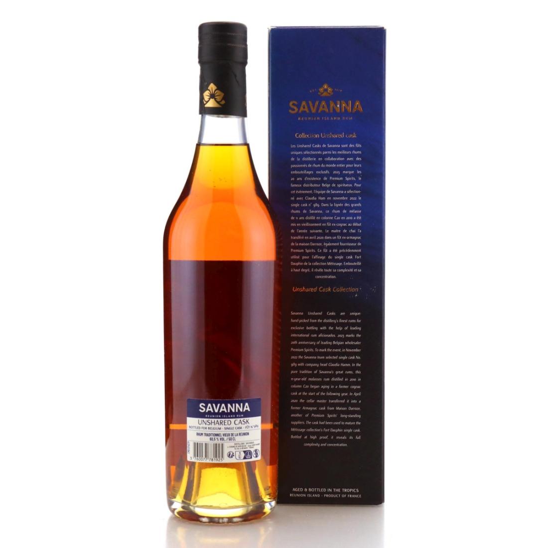 Image for Savanna Traditionnel 2010 Unshared Cask 11 Year Old - Premium Spirits 20th Anniversary