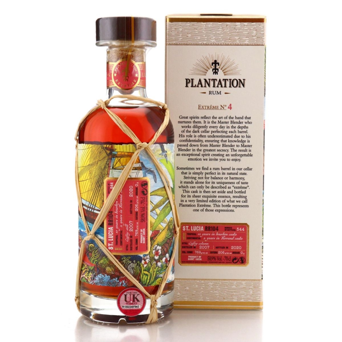 Image for Saint Lucia 2007 Plantation 13 Year Old Extrême No.4