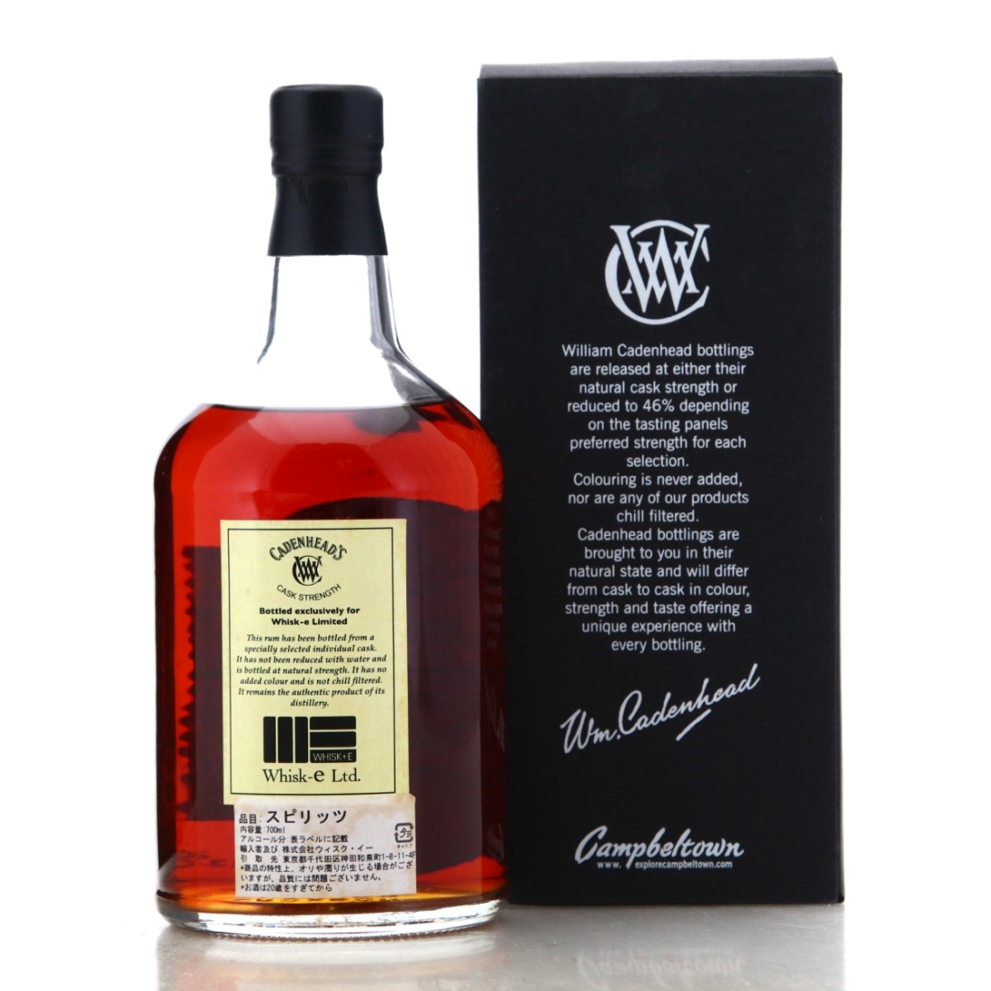 Image for Caroni TMCG 1998 Cadenhead's Dated Distillation 20 Year Old