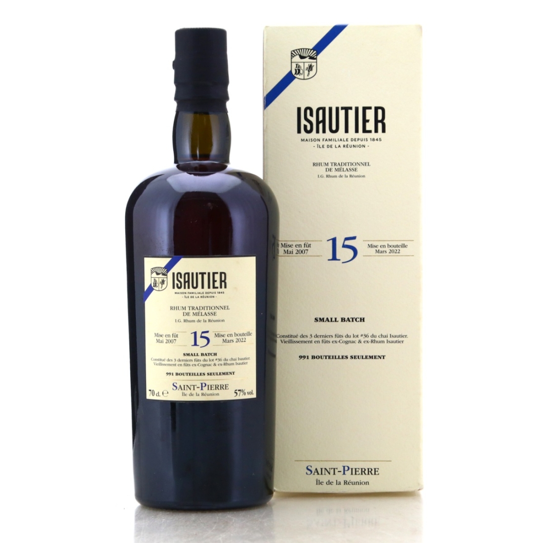 Image for Isautier 2007 Velier 15 Year Old Small Batch Lot #36