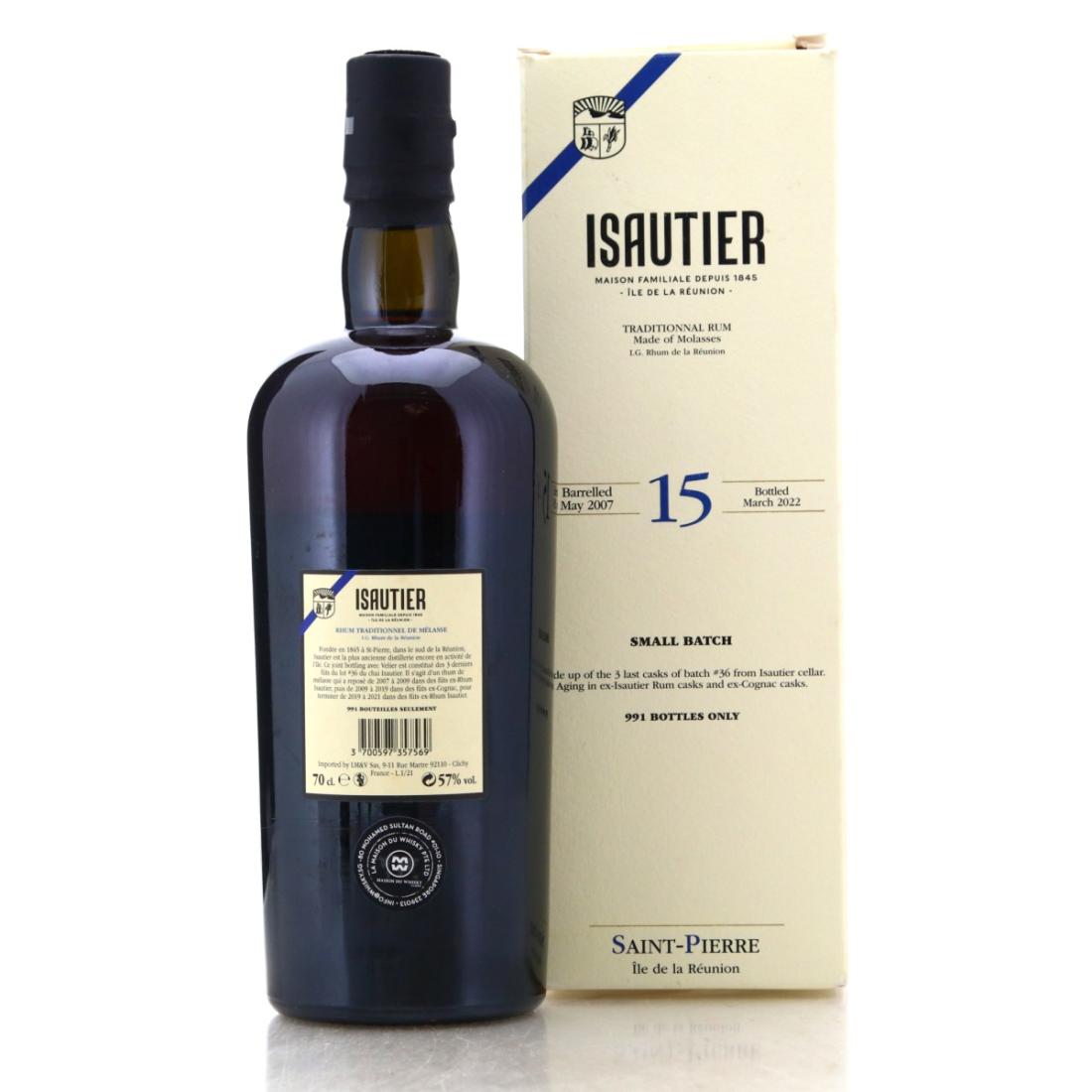 Image for Isautier 2007 Velier 15 Year Old Small Batch Lot #36