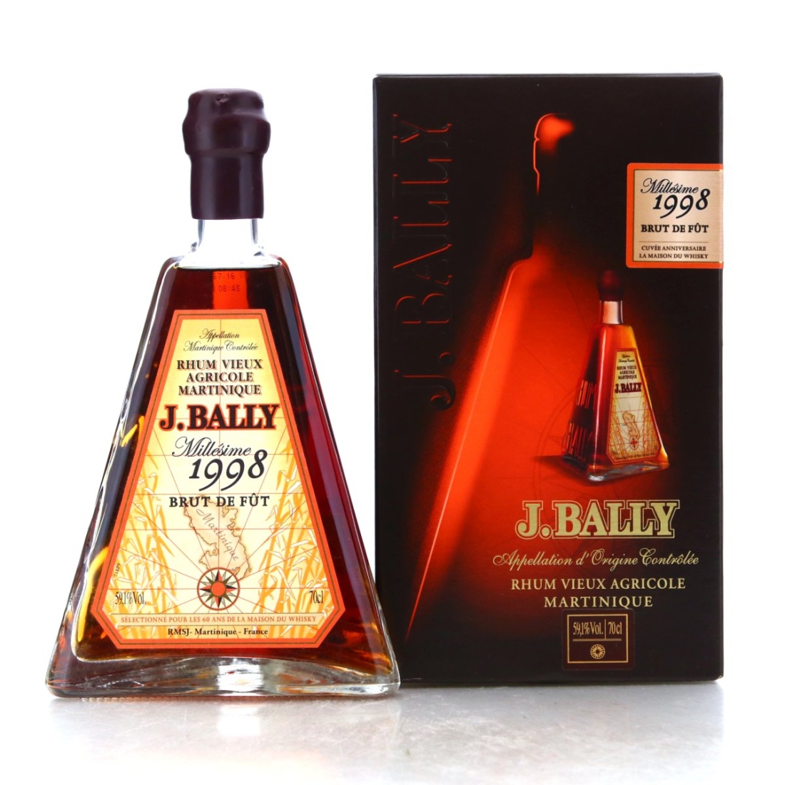 Image for J. Bally 1998 Pyramide Brut de Fut -   60th Anniversary