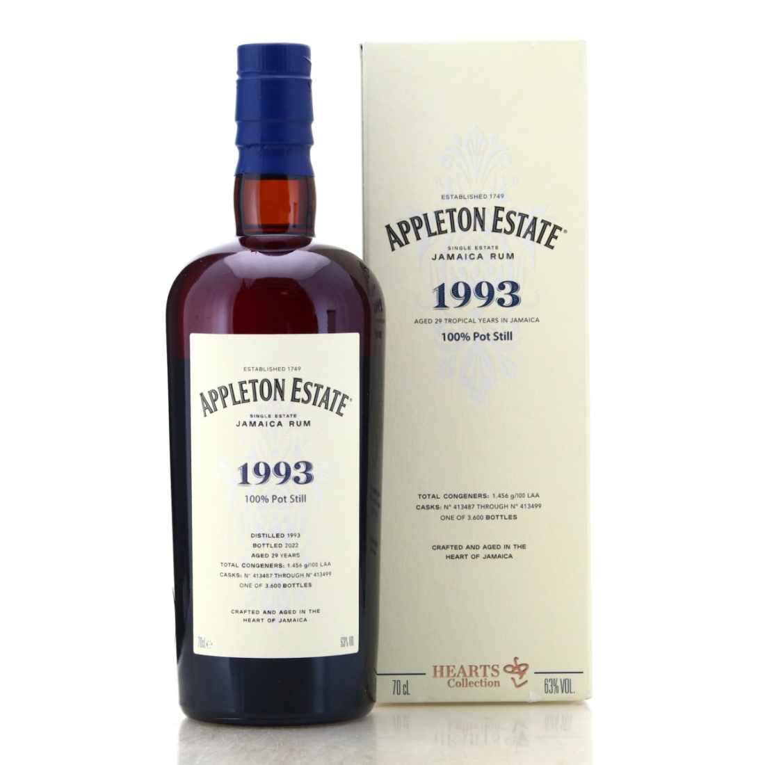 Image for Appleton Estate 1993 Hearts Collection 29 Year Old