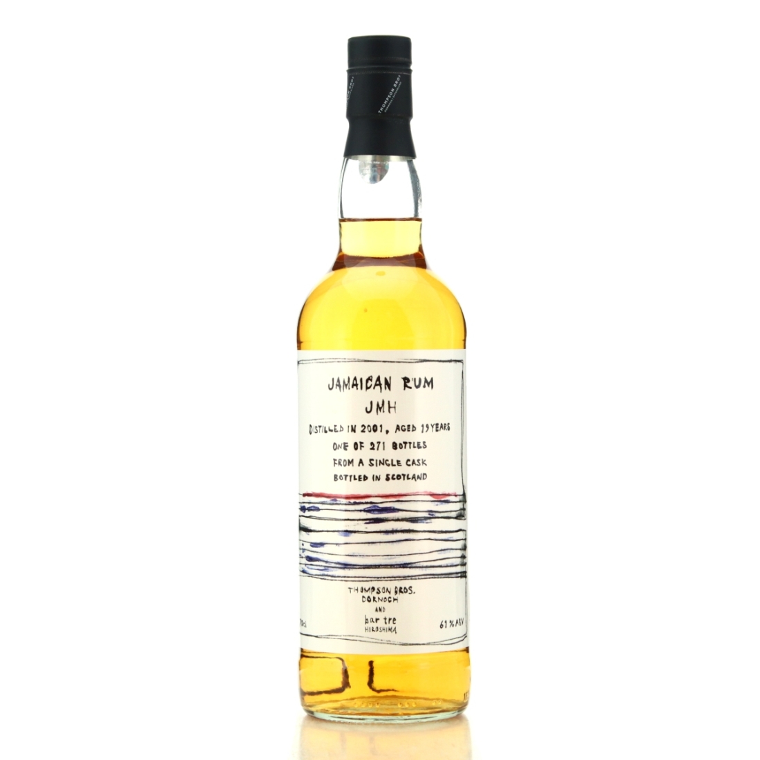 Image for Hampden JMH 2001 Thompson Bros 19 Year Old - Bar Tre