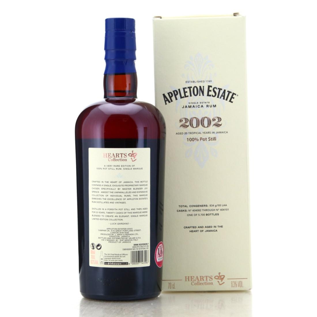 Image for Appleton Estate 2002 Hearts Collection 20 Year Old