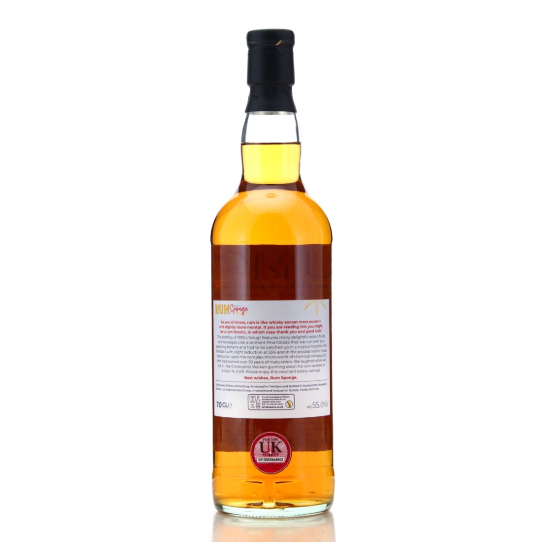 Image for Uitvlugt 1990 Rum Sponge 30 Year Old Edition No.4