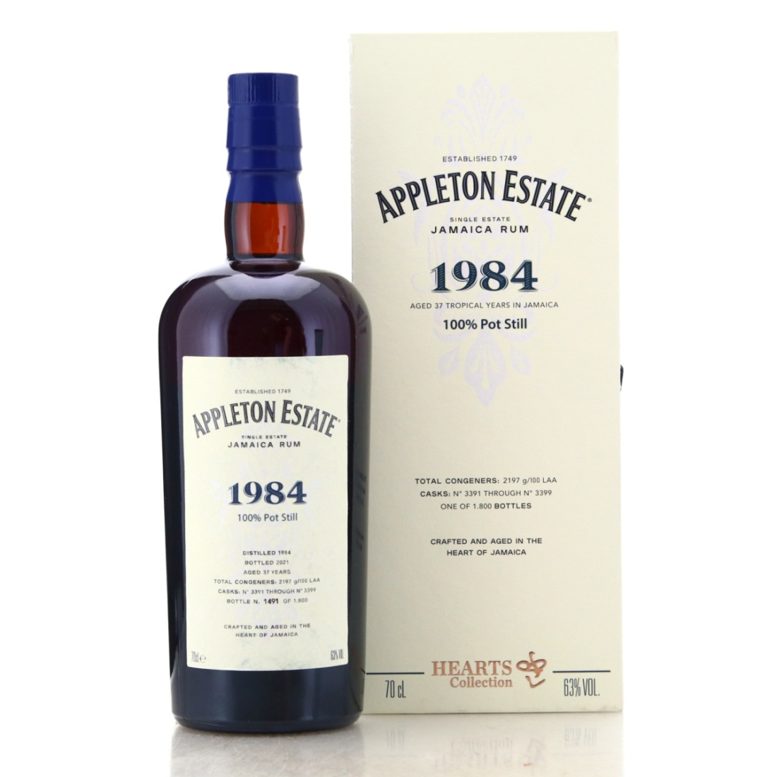 Image for Appleton Estate 1984 Hearts Collection 37 Year Old