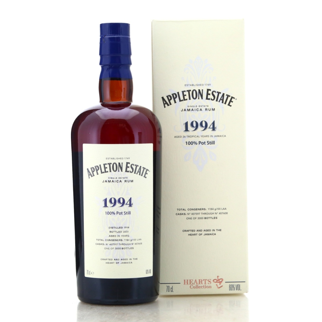 Image for Appleton Estate 1994 Hearts Collection 26 Year Old