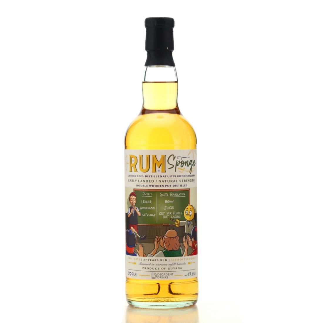 Image for Uitvlugt 1993 Rum Sponge 27 Year Old Edition No.2