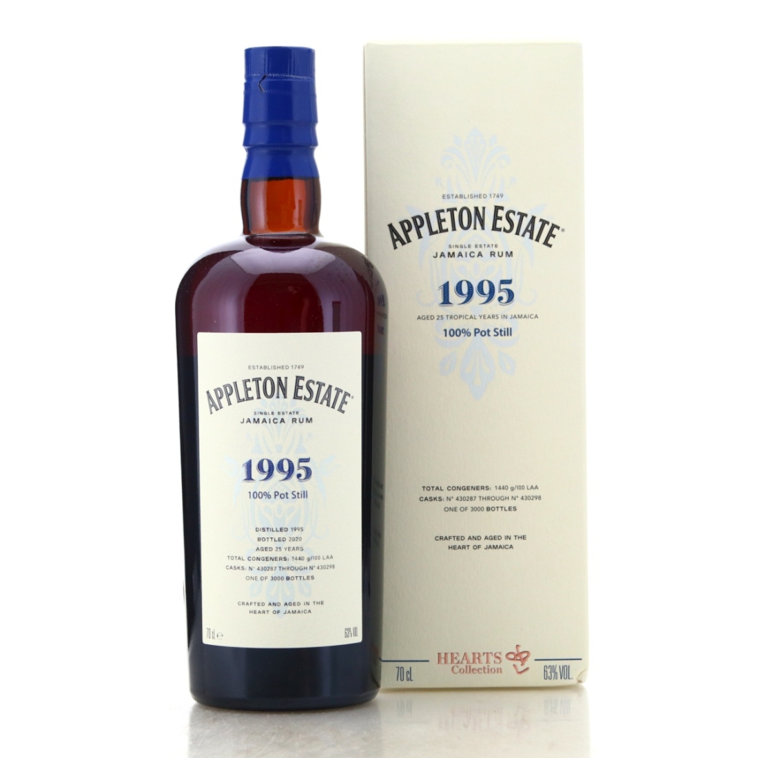 Image for Appleton Estate 1995 Hearts Collection 25 Year Old
