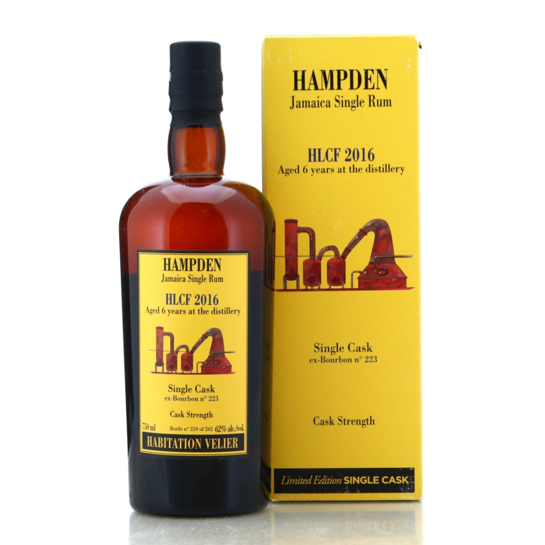 Image for Hampden HLCF 2016 Habitation Velier 6 Year Old