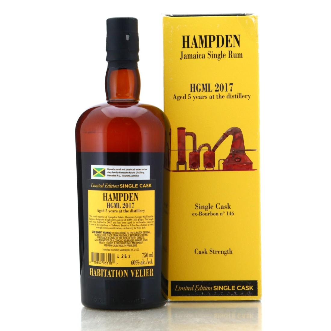 Image for Hampden HGML 2017 Habitation Velier 5 Year Old